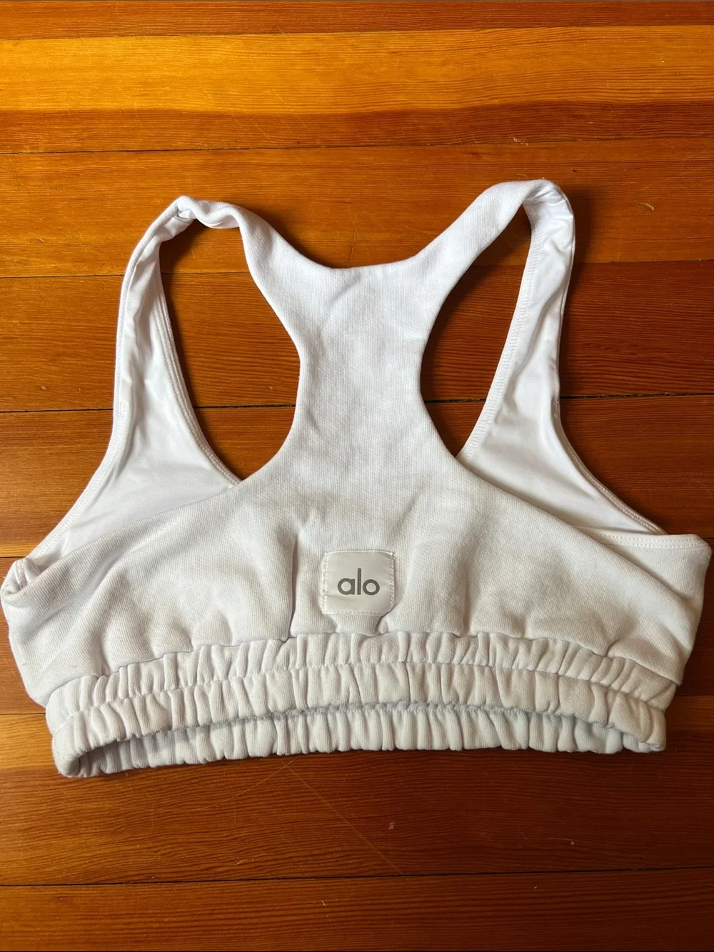 ALO Yoga white sweatshirt